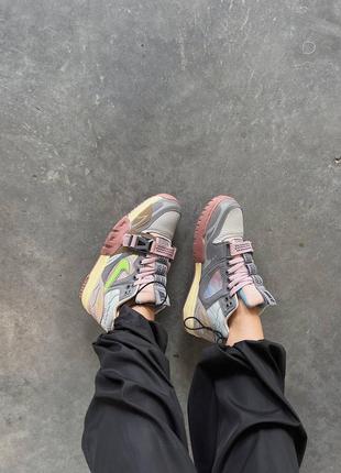 Кроссовки nike air trainer 1 utility grey/pink6 фото