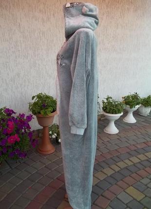 ( 50 / 52 р ) disney женская флисовая пижама кигуруми теплая толстая б /у3 фото