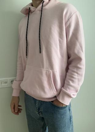 Розовое худи bershka