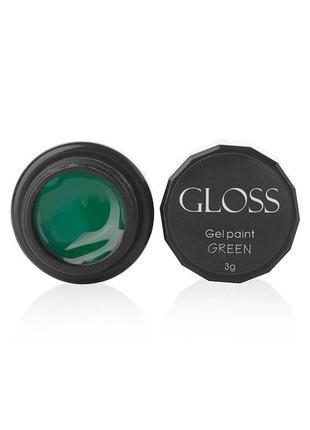 Гель-фарба gloss green