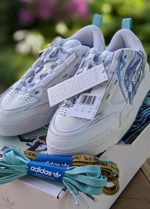 Кроссовки yugioh adidas originals adi2000 blue-eyes sole monsters h06426
