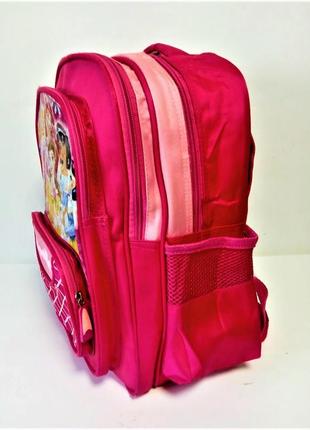 Рюкзак ранец школьный розовый для девочки принцесы б/у3 фото