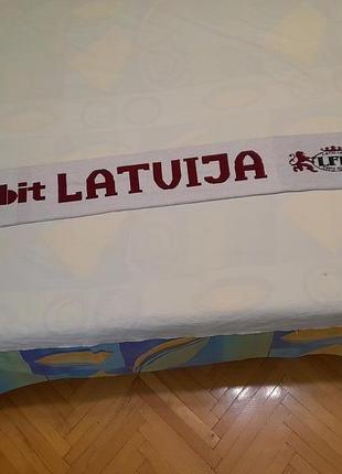 Latvijas fanu klubs шарф спортивний latvija orbit