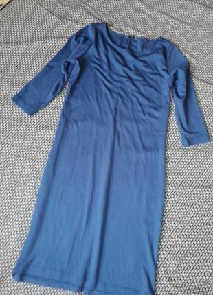 Платье однотонное