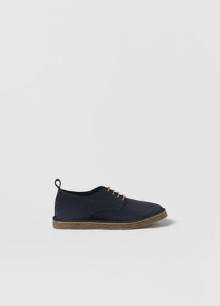 Стильные туфли (кожа) 34 р zara