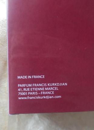 Maison francis kurkdjian&nbsp;baccarat rouge 540 70 ml9 фото