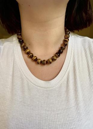 Ожерелье с камнями3 фото