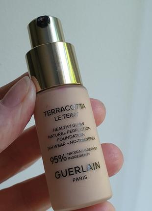 Тональный крем для естественного вида guerlain terracotta le teint