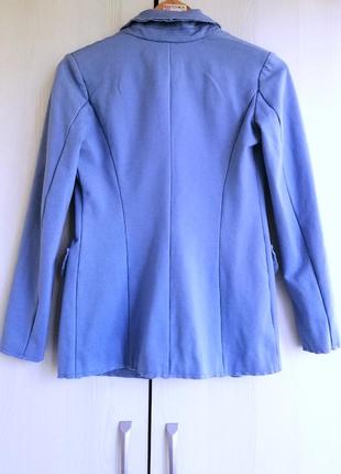 Голубой пиджак, голубой пиджак, женский пиджак, пиджак, жакет, женский жакет, пиджак imperial2 фото