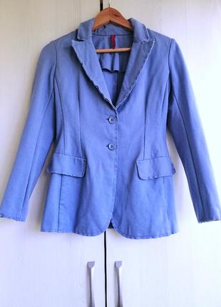 Голубой пиджак, голубой пиджак, женский пиджак, пиджак, жакет, женский жакет, пиджак imperial1 фото