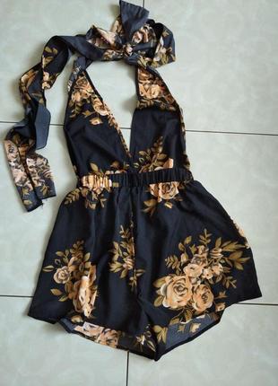 Пенюар комбінезон з шортами