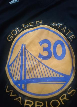 Майка баскетбольная golden state warriors nba adidas3 фото