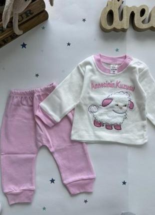 Набор кроха овечка розовый