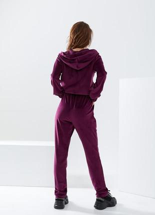 Велюровий жіночий спортивний костюм s, m, l, xl4 фото