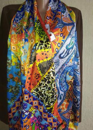 Romano shawls очень-очень красивый винтажный двухсторонний шарф2 фото