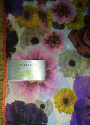 Romano shawls очень-очень красивый винтажный двухсторонний шарф4 фото