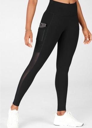 Спортивны леггинсы  fabletics on-the-go powerhold® с высокой талией сша1 фото