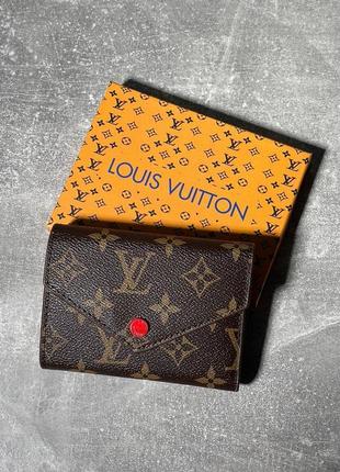 Кошелек louis vuitton vıctorıne red button