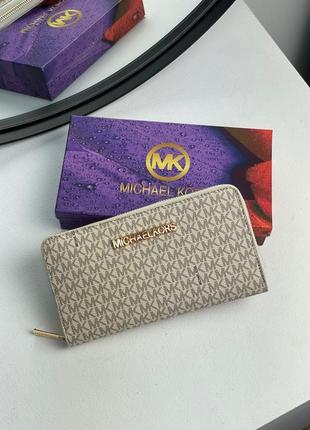 Кошелек michael kors wallet beige