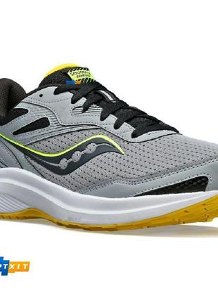 Світло-сірі  бігові кросівки для чоловіків saucony cohesion 16  (s20781-15)5 фото