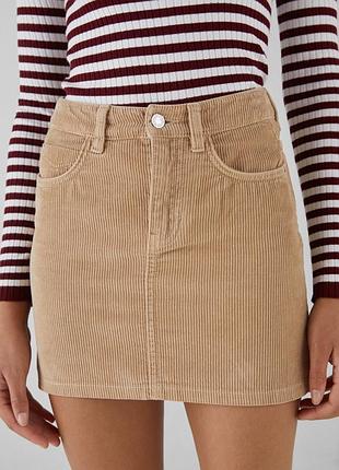 Вельветовая юбка мини р. 12