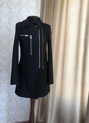Симпатичное пальто из шерсти оригинал zara