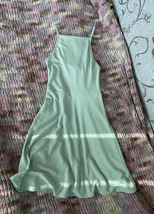 Сукня в мʼятному кольорі new look
