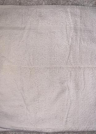 Махровое полотенце белое2 фото