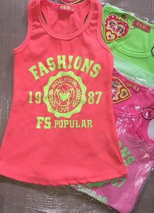 Майка для девочек , s&d, 134-164 р