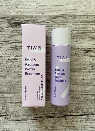 Есенція з равликом і азуленом tiam snail & azulene water essence корея