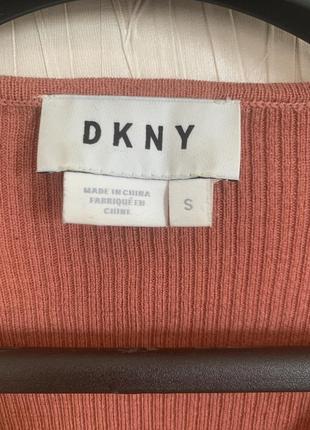 Тонкий свитер dkny шикарный состав шелк, кашемир3 фото