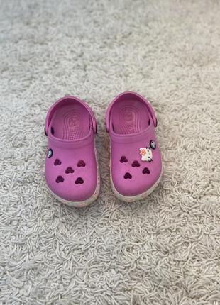 Крокси (crocs оригінал) для дівчинки