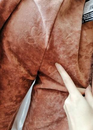 Крутые фактурные велюровые  брендированные  длинные штаны палаццо с замочком    круті фактурні бренд5 фото