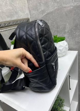 Фактурный женский рюкзак 0449