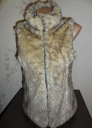 Жилетка zara мех, 11-12 лет (148 см)