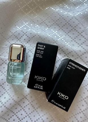 Зміцнююче базове покриття для нігтів kiko strengthener base coat