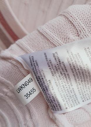 Джемпер фирменный musto натуральный 100% cotton повязка косами нежно розового цвета5 фото