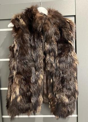 Жилет з натурального хутра