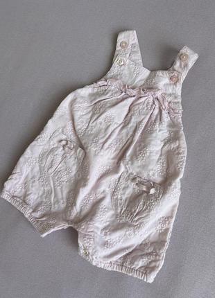Хлопковый комбинезон / песочник / боди на девочку