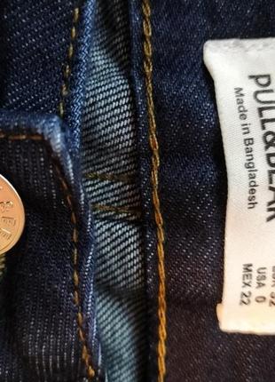Стильні брендові джинси pullbear , унісекс, прямі, низька посадка 32.7 фото
