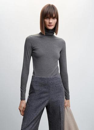 Гольф водолазка в рубчик mango іспанія в наявності 🍒