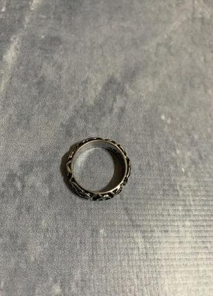 Серебряное кольцо перстень chrome hearts y2k9 фото