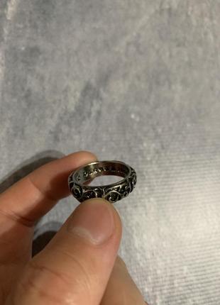 Серебряное кольцо перстень chrome hearts y2k10 фото