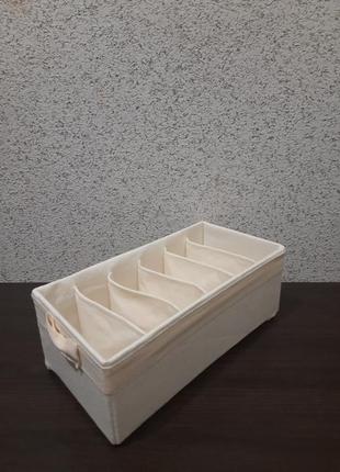 Льняной мини органайзер для нижнего белья, ремней