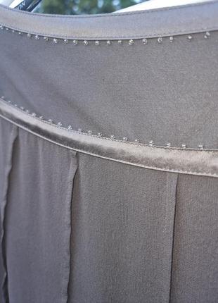 100% шовкова юбка m&amp;s шовк шелковая3 фото