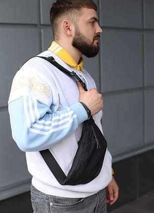 Бананка из натуральной кожи, кожаная сумка на пояс