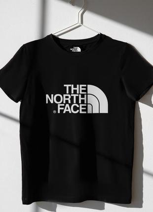 Женская футболка оверсайз oversize the north face зе норт фейс тн черная