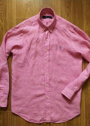 Льняная рубашка от polo ralph lauren — цена 280 грн в каталоге Рубашки ✓  Купить мужские вещи по доступной цене на Шафе | Украина #31144280