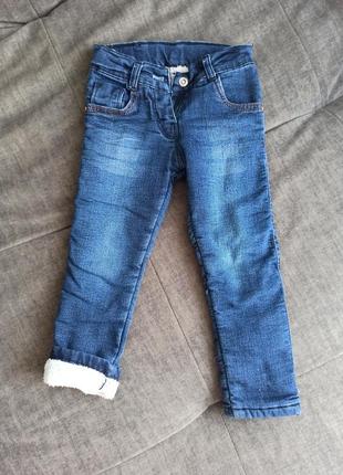 Теплые джинсы