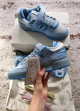 Кросівки adidas forum x bad bunny blue tint